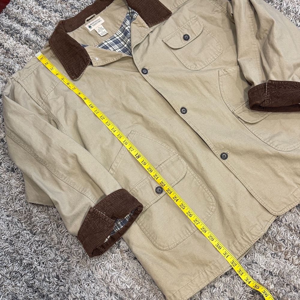 Northwest Territor barn field Jacket with Brown coudory Collar jacket sz XL - Picture 8 of 11